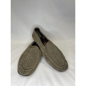 Florsheim by Duckie Brown vintage Penny Loafers, Olive leather suede, US 11